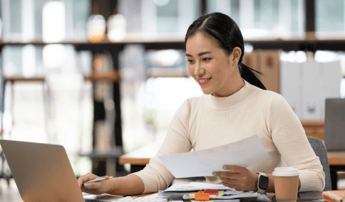 A client reviews a certified packet, confirming Translation Services in Washington Heights meet agency acceptance rules.