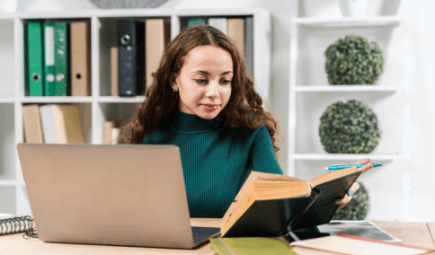 Student in New York enjoying the benefits of choosing expert Academic translation for their critical university application.