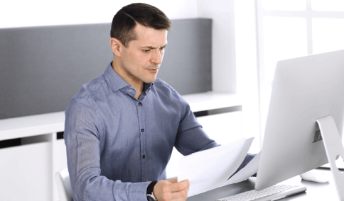 A customer using affordable Birth Certificate translation services with quick turnaround times in New York City.