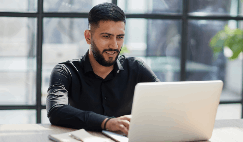 A customer choosing NYC Translation Services for their multilingual document translation needs, guaranteed fast results.