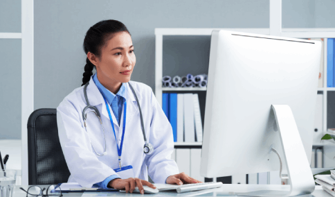 The doctor explaining why Spanish translation is essential for therapy instructions in New York City.