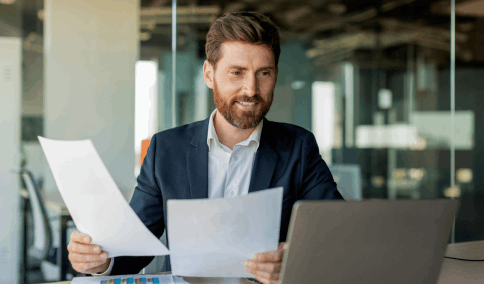 A professional explains the Certified translation process in NY, ensuring accuracy, thorough review with official standards.