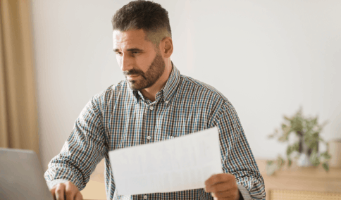 Customer using translation services for immigration and personal documents in New York, ensuring accuracy for legal purposes.