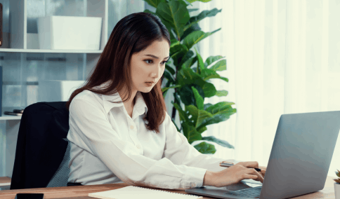 A customer using New York City Translation Service to start their translation project and receive a fast, professional quote.