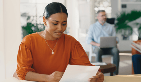 A client reviews a lease using Haitian Creole Translation Services in New York City to confirm real estate terms match.