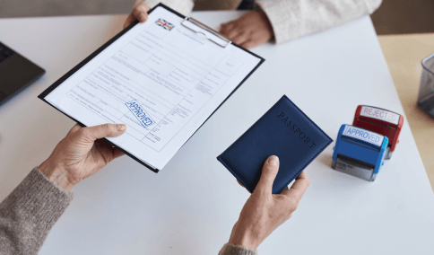 A signed certification letter is attached to a USCIS-ready translation, using Russian Translation Services in New York City.
